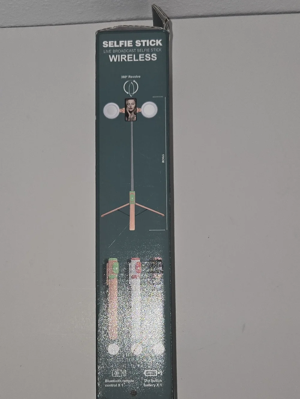 Wireless Selfie Stick - White